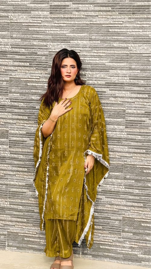 Butterfly Kaftan Green