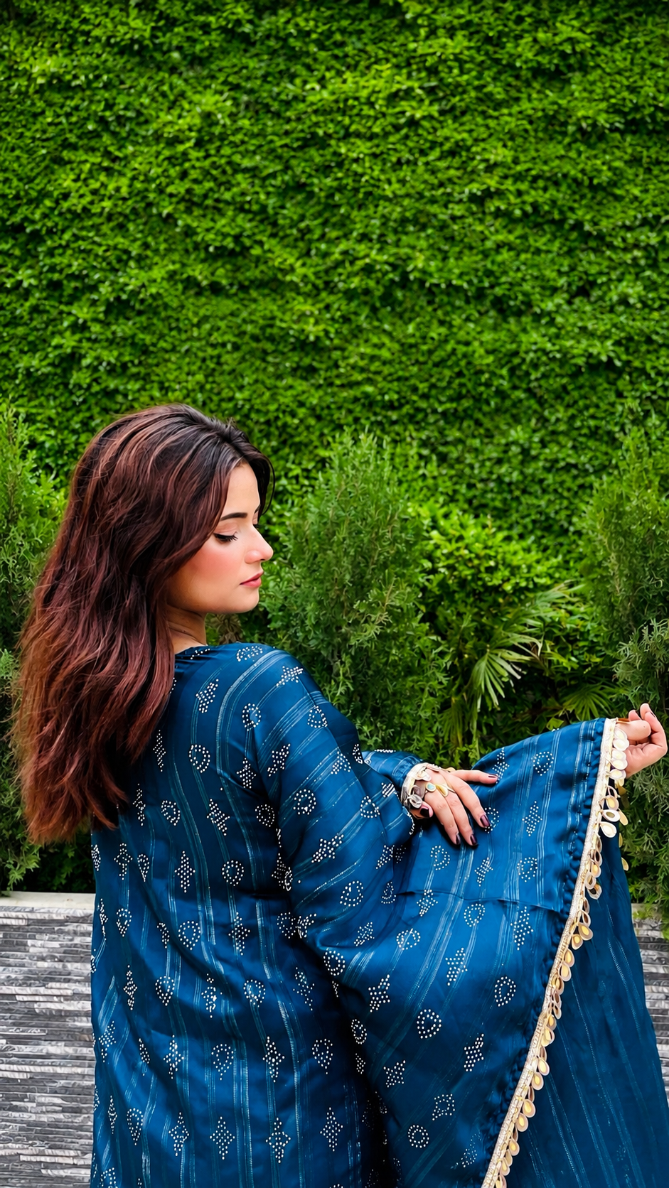 Butterfly Kaftan Blue