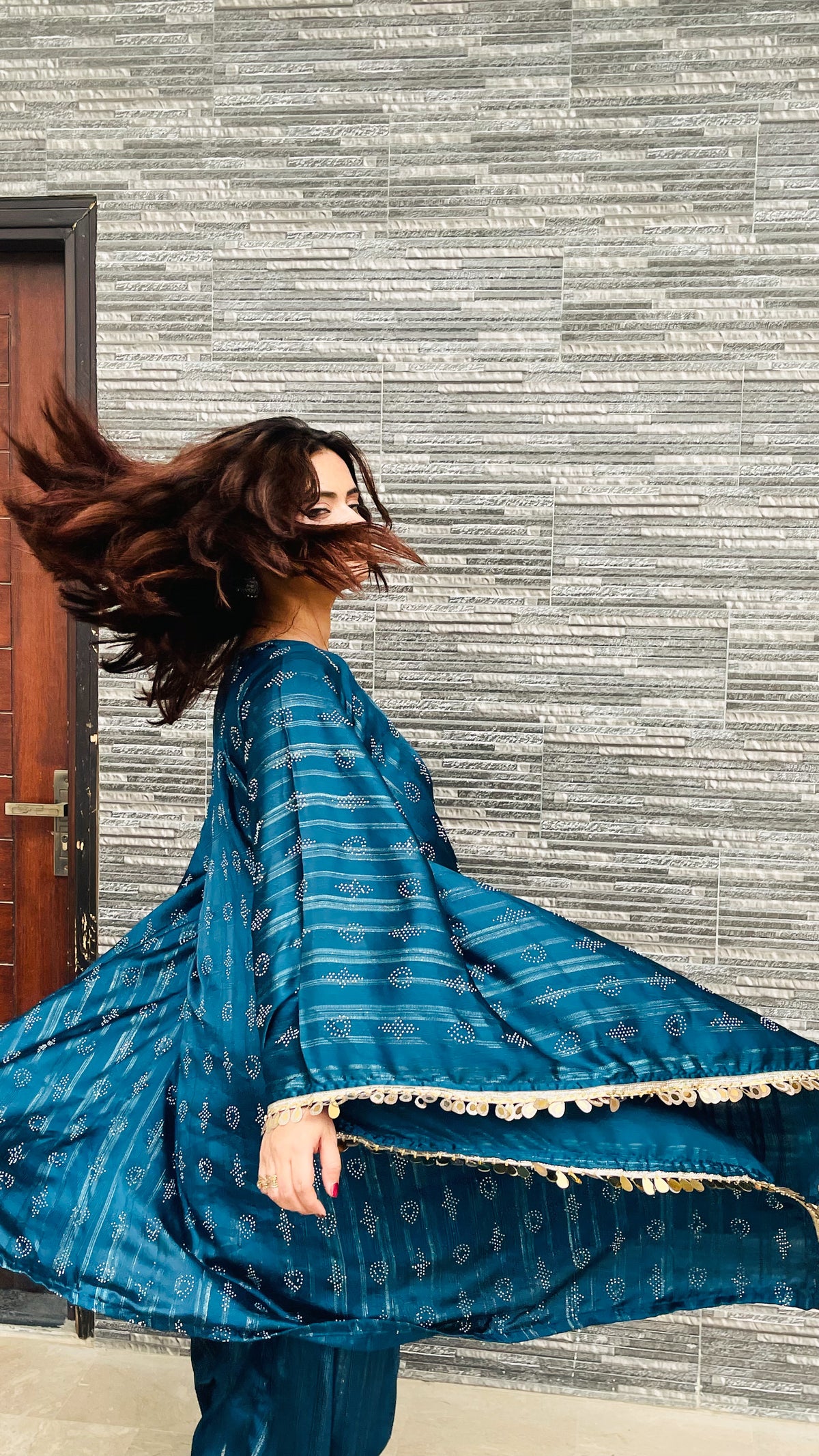 Butterfly Kaftan Blue