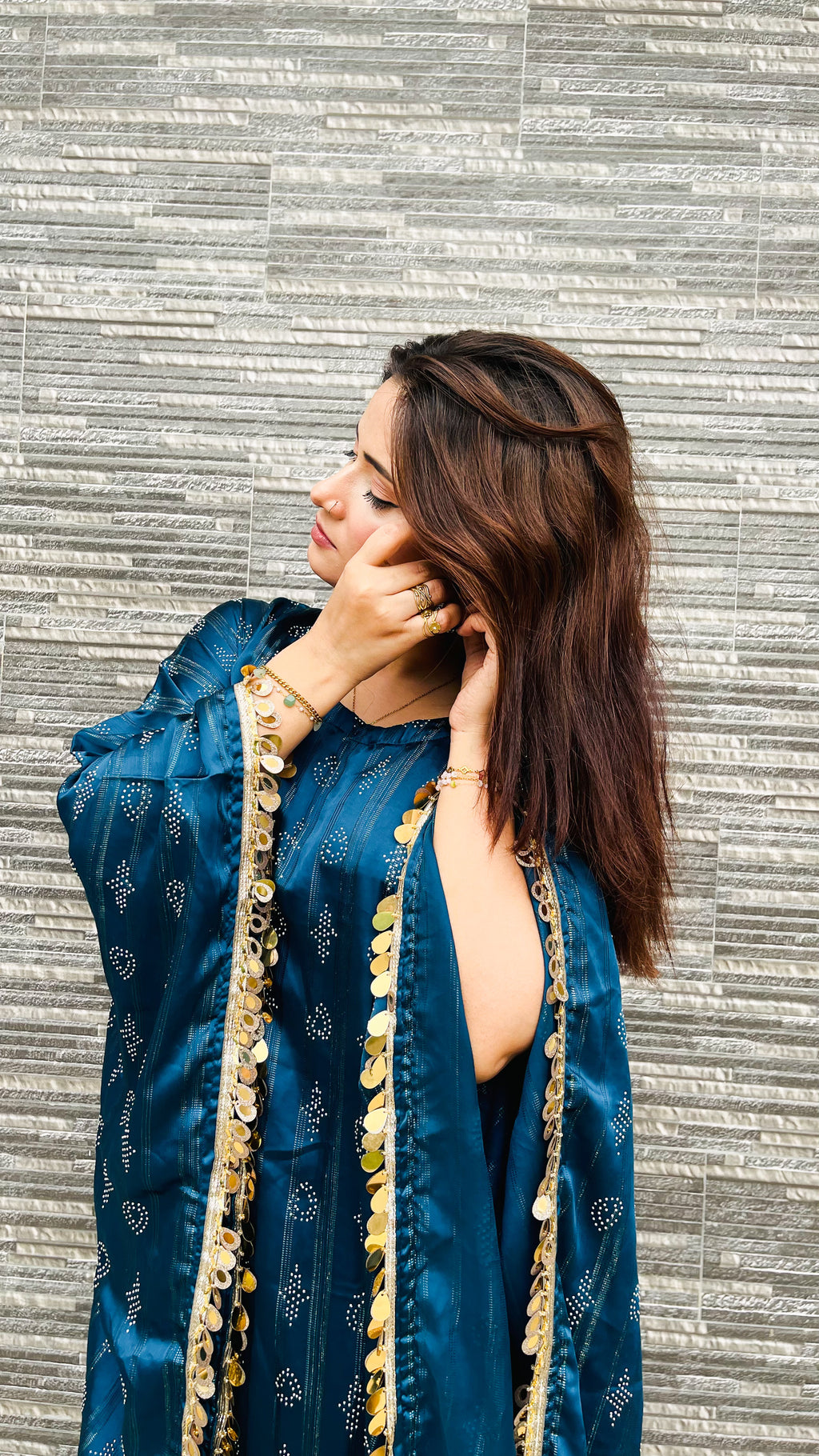 Butterfly Kaftan Blue