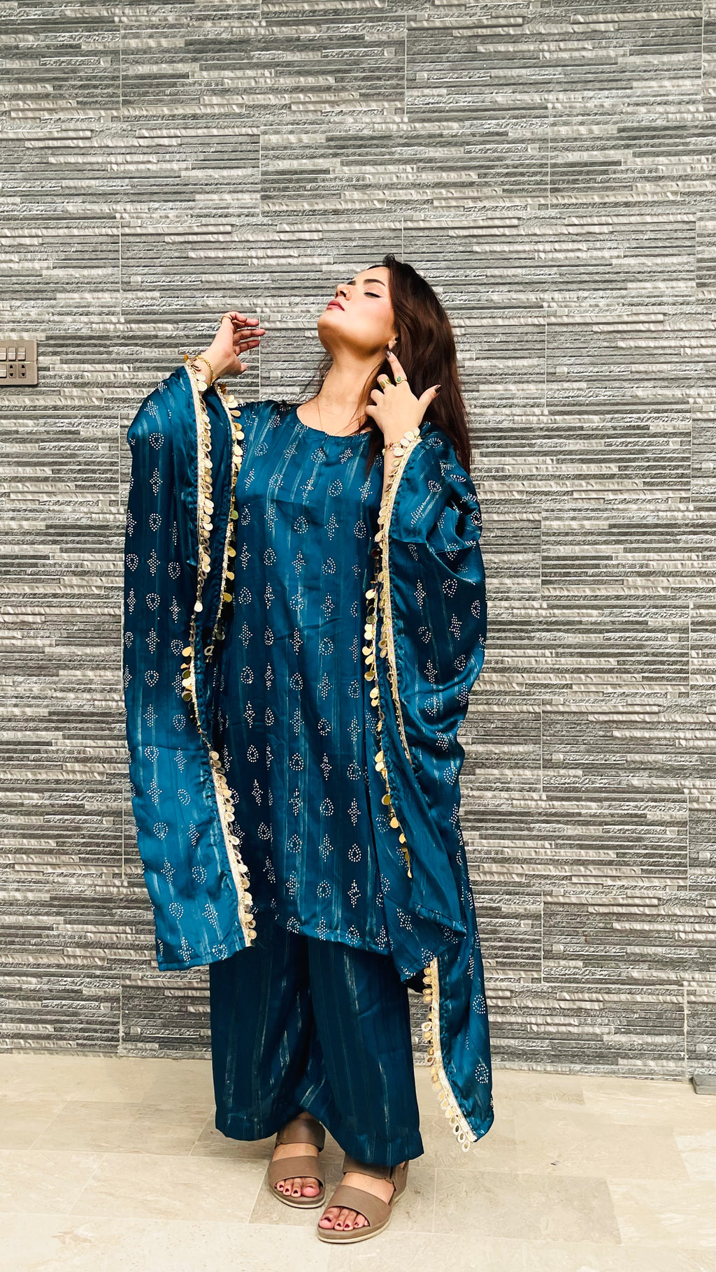 Butterfly Kaftan Blue