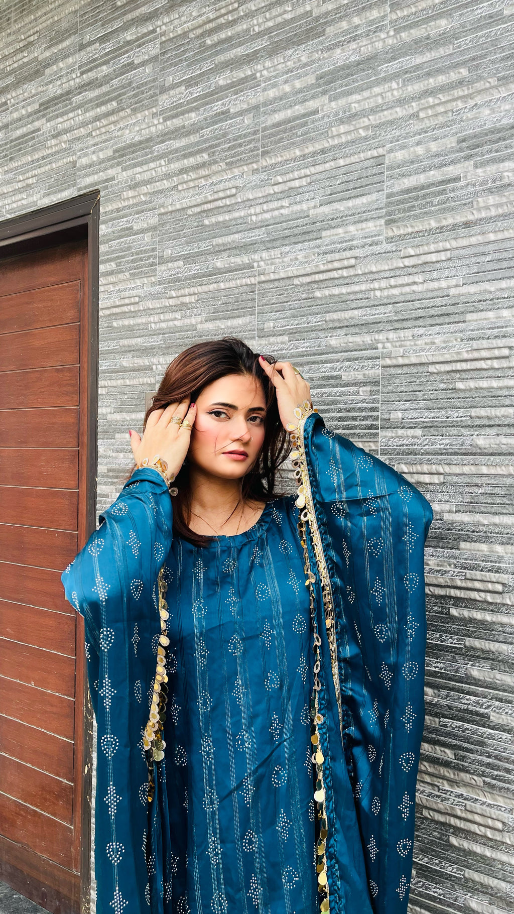 Butterfly Kaftan Blue