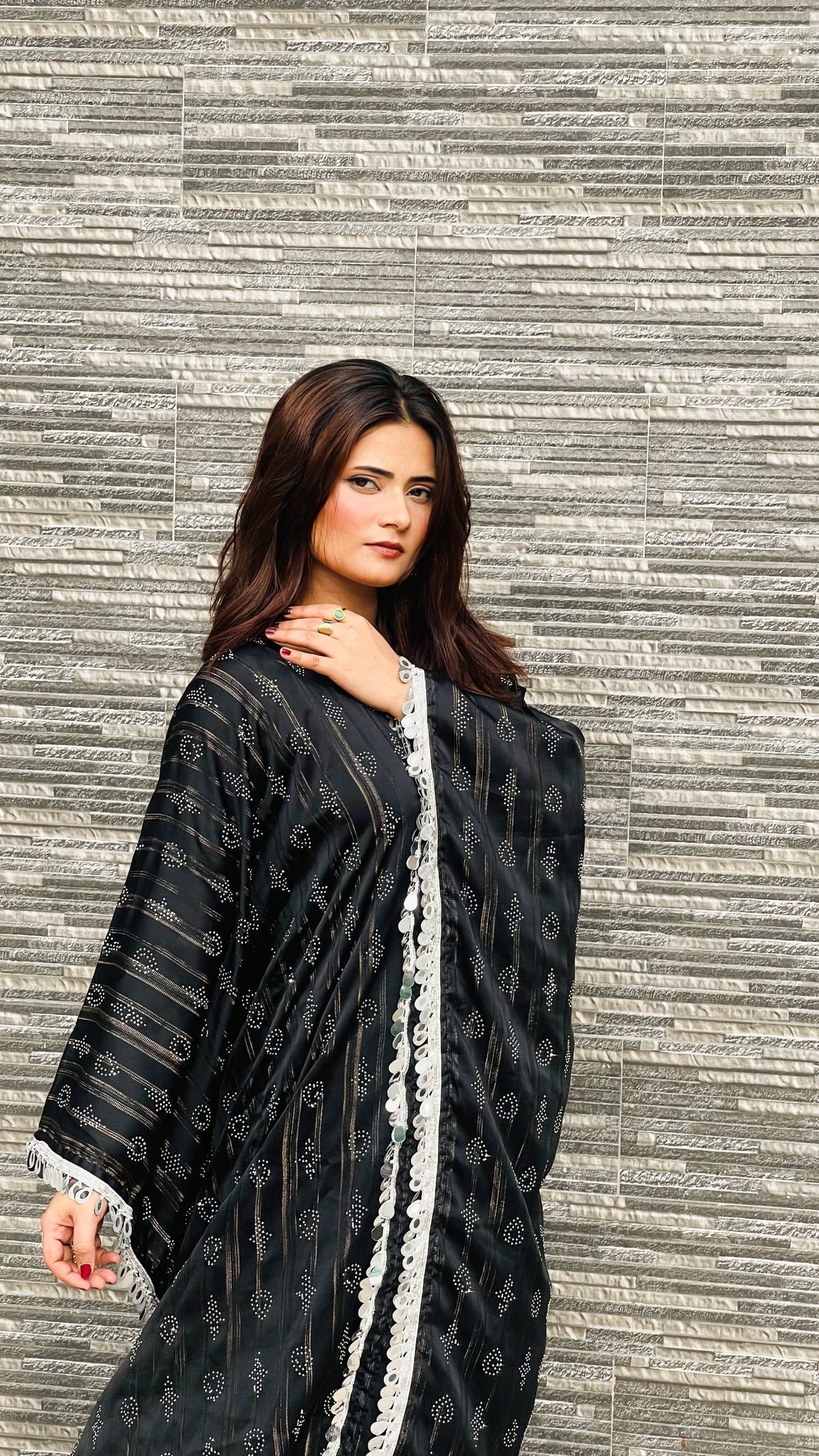 Butterfly Kaftan Black