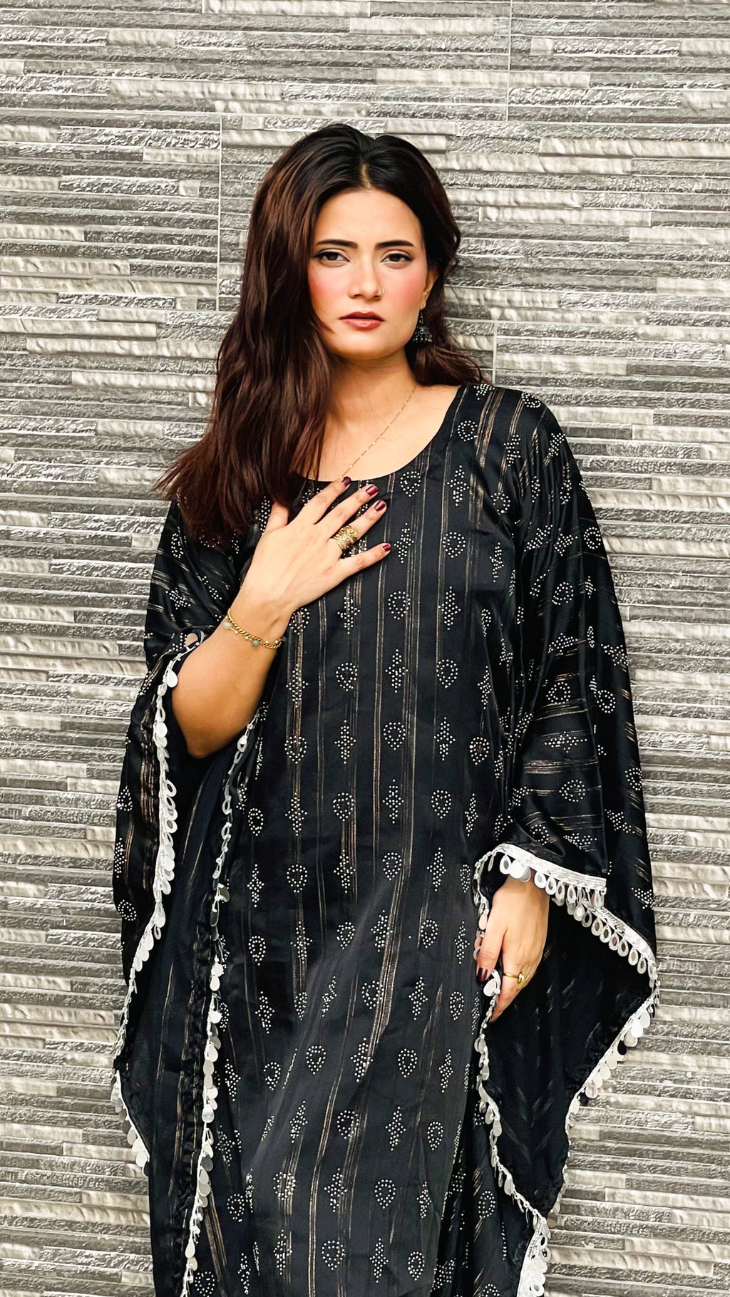 Butterfly Kaftan Black